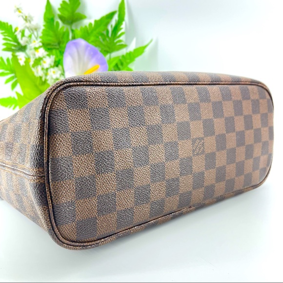 Louis Vuitton Neverfull Pm Damier Ebene with Pochette Authentic - Picture 4 of 12